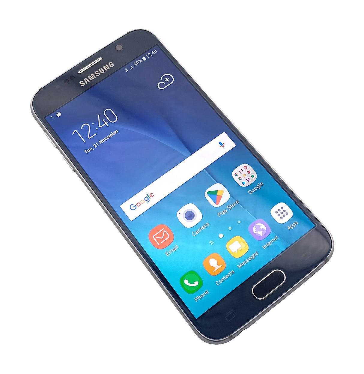 Samsung Galaxy S6 Smartphone, 32GB, Vodafone, Black, SM-G920F