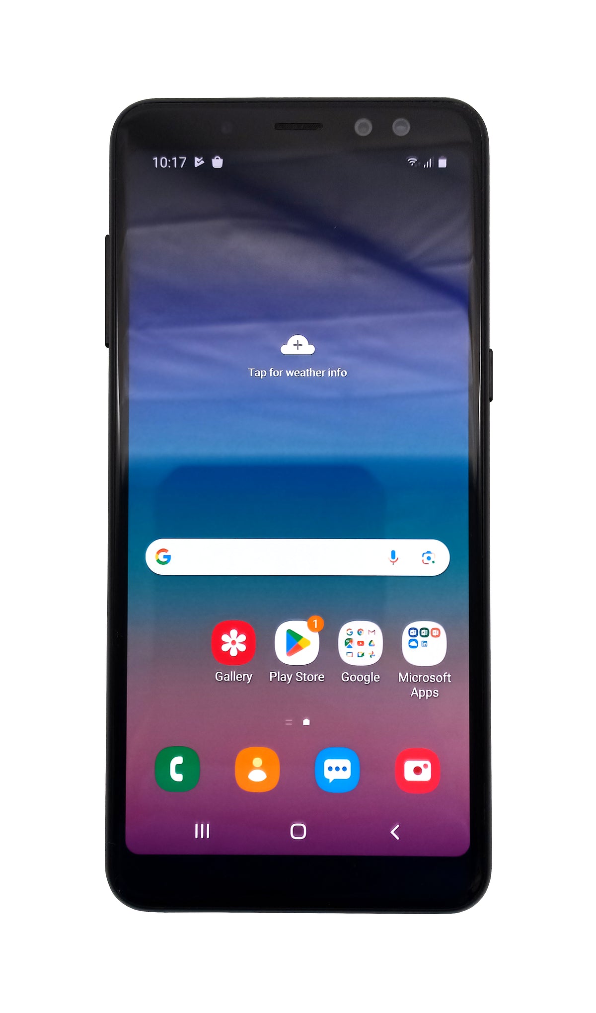 Smartphone Samsung Galaxy A8 (2018). 32 Go, débloqué tout opérateur, noir, SM-A530F