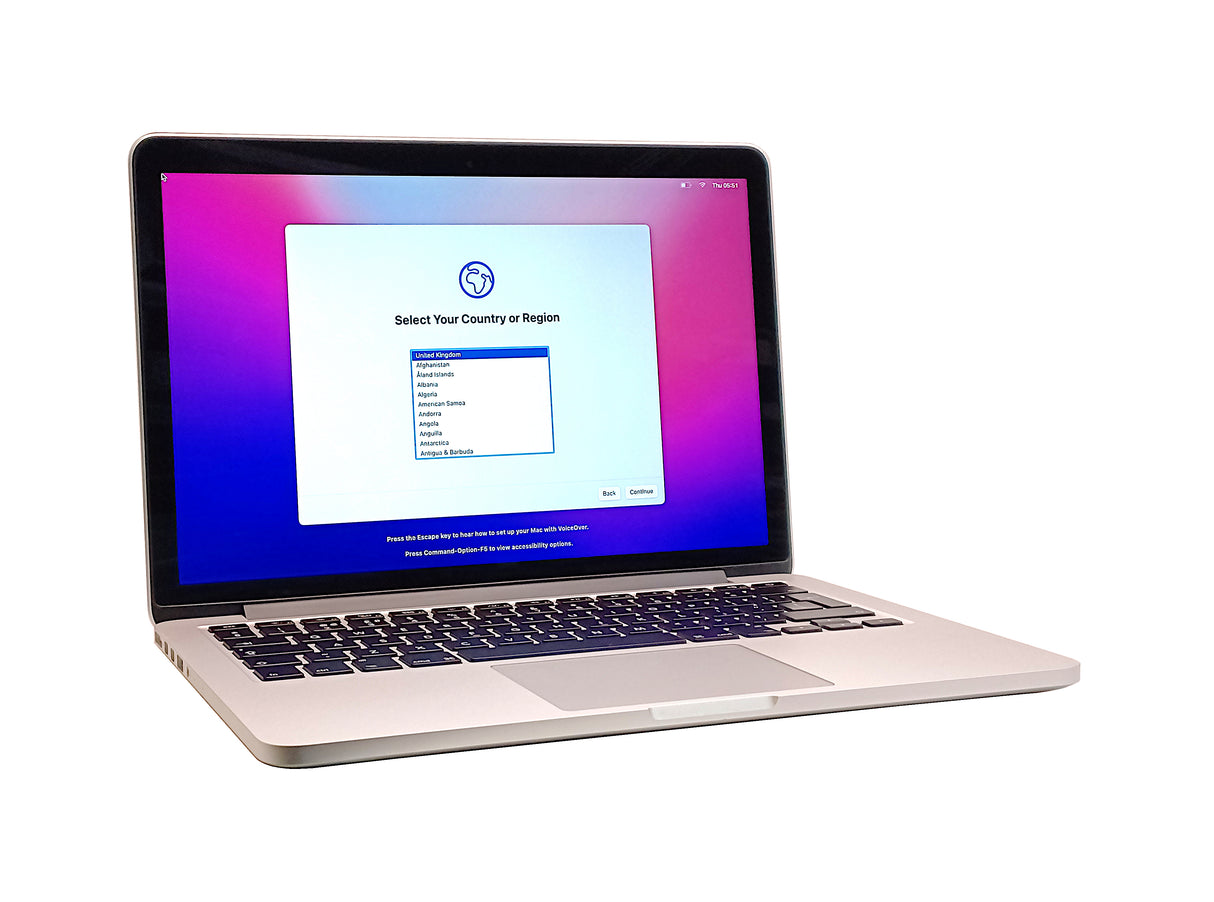 Apple MacBook Pro 2015 portable 13" Core i7 5e génération, 16 Go de RAM, 256 Go SSD, Monterey