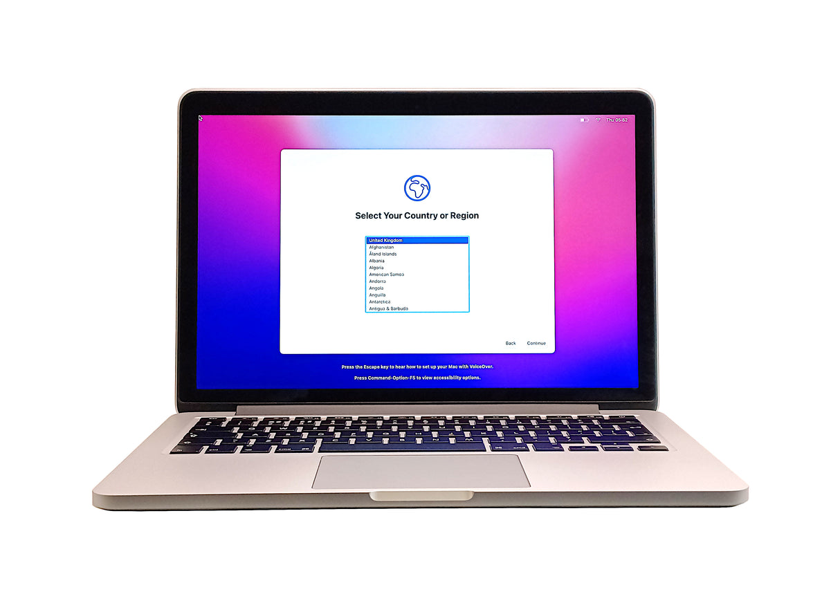 Apple MacBook Pro 2015 portable 13" Core i7 5e génération, 16 Go de RAM, 256 Go SSD, Monterey