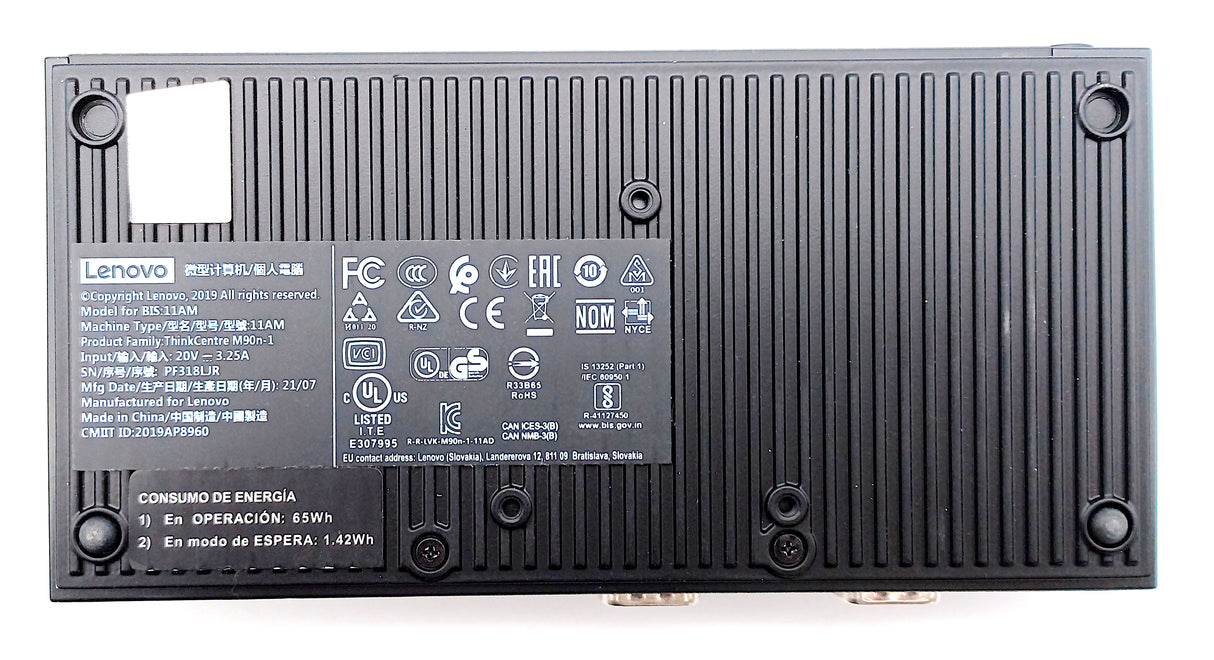 Lenovo ThinkCentre M90n-1 IoT NanoPC, 8th Gen i5 CPU, 8GB RAM, 256GB SSD, Win 11