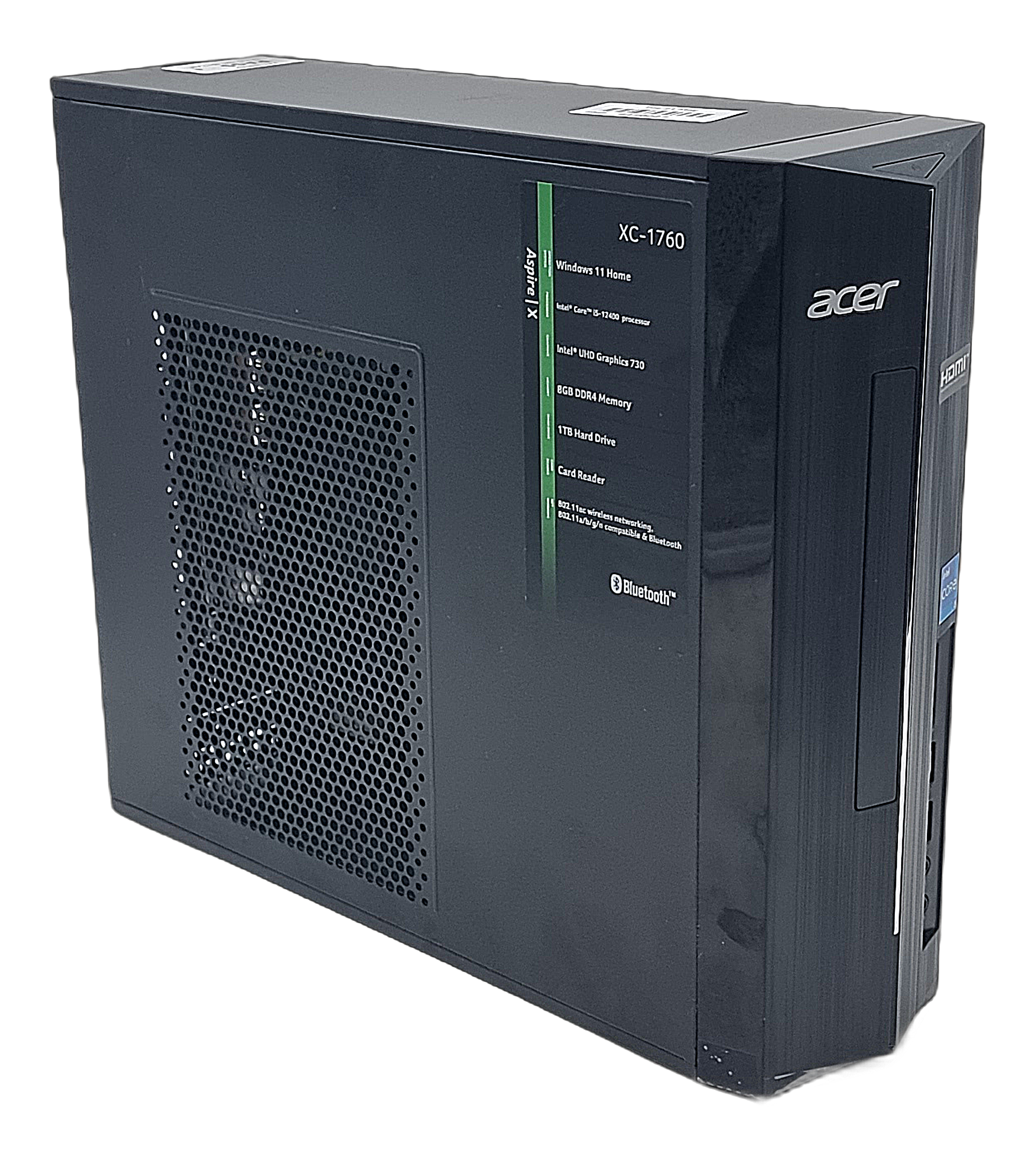 Acer Aspire XC-1760, Core i5 12th Gen, 16GB RAM, 256GB NVMe, 2TB HDD