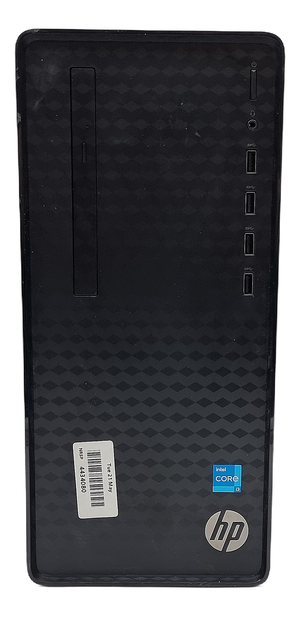 Ordinateur de bureau HP M01-F2003na, i3 12e génération, 16 Go de RAM, SSD de 256 Go, HDD de 3 To