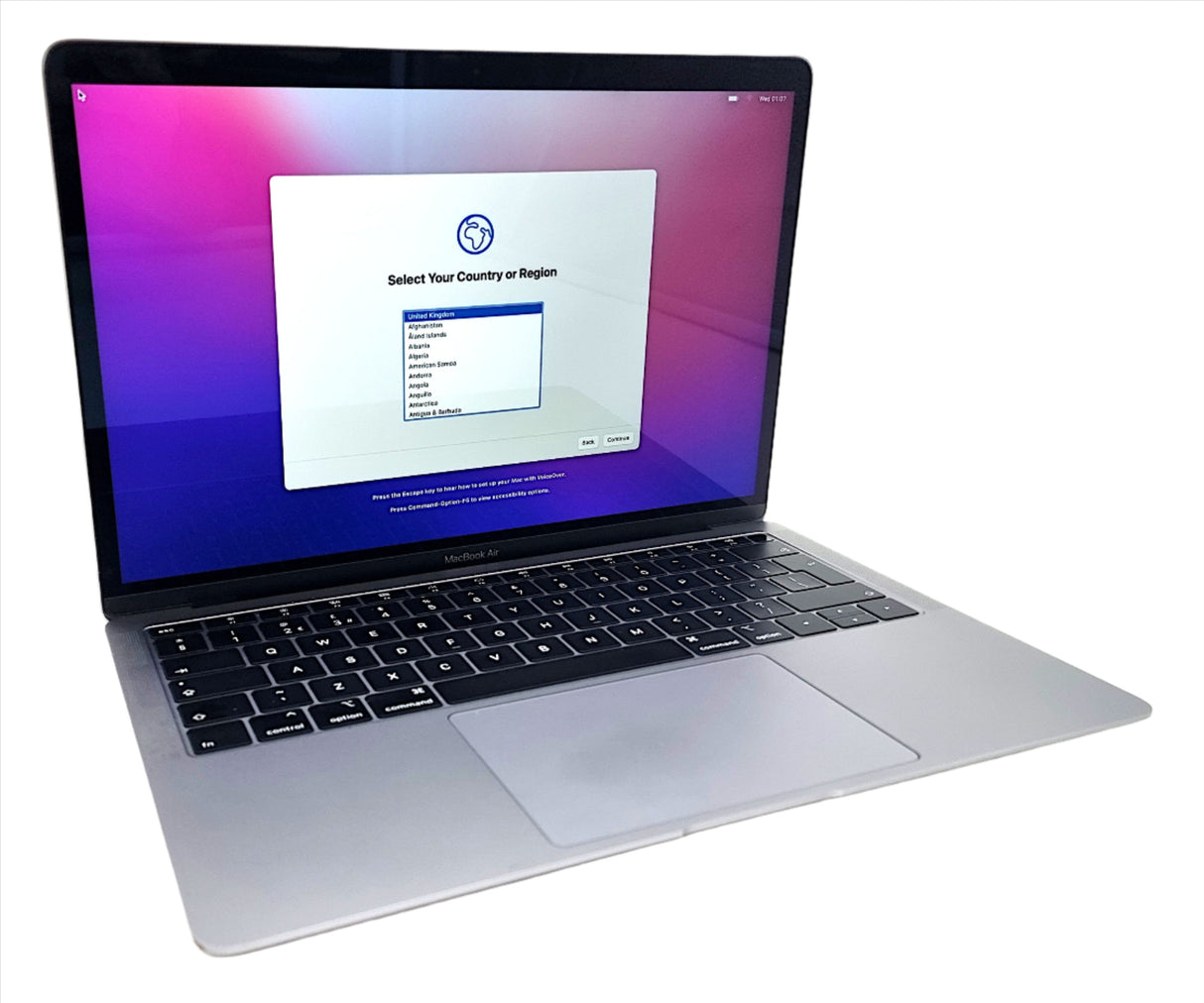 Ordinateur portable Apple MacBook Air 2020, 13" Core i3 10e génération, 8 Go de RAM, SSD 256 Go, Monterey