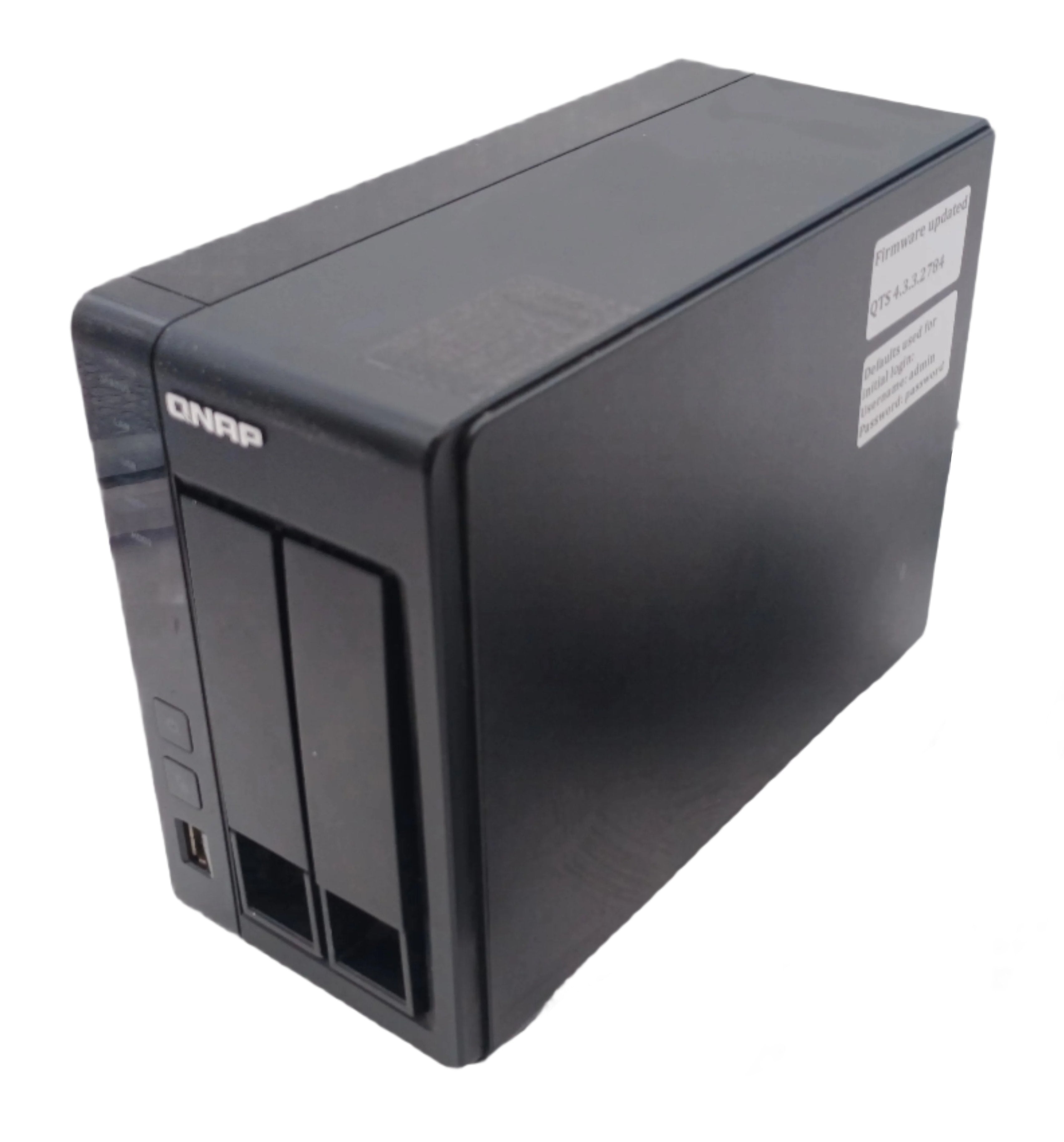 QNAP TS-219P II 2-Bay Desktop NAS: 2x 4TB Hard Drives, Updated