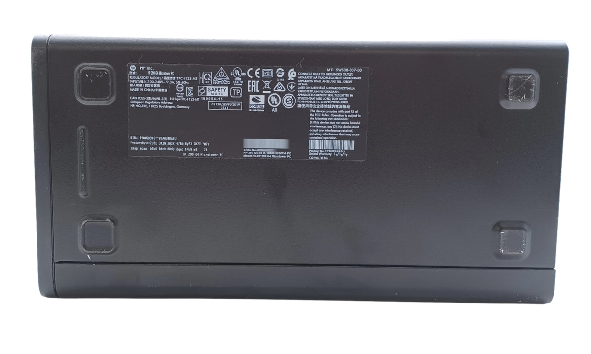 HP 290 G4 Mini Tower PC, Core i5 10th Gen, 8GB RAM, 256GB SSD, Windows 11