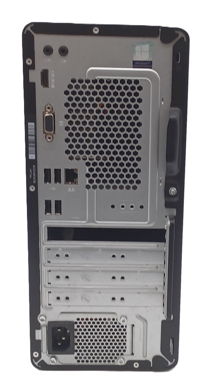 HP Desktop Pro A 300 G3 PC, processeur Ryzen 5 Pro 2400G, 8 Go de RAM DDR4, SSD de 500 Go