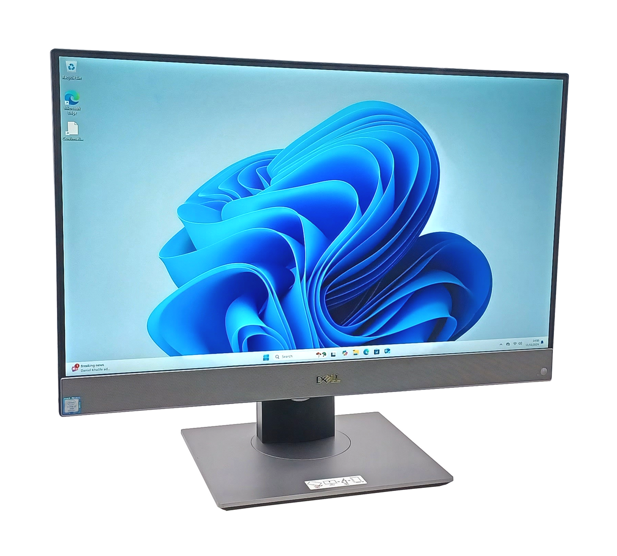 Dell OptiPlex 7760 AiO PC, 27" Touch, i7 8th Gen, 8GB RAM, 256GB SSD, Windows 11