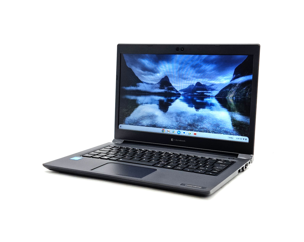 Ordinateur portable Toshiba DynaBook A30-E, 13,2", Intel 3867U, 8 Go de RAM, 128 Go SSD, ChromeOS