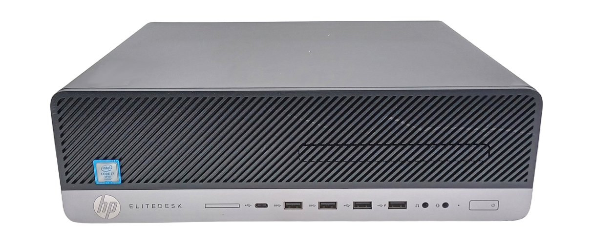 Ordinateur de bureau HP EliteDesk 800 G3 SFF, Core i7 6e génération, 8 Go de RAM, SSD de 128 Go