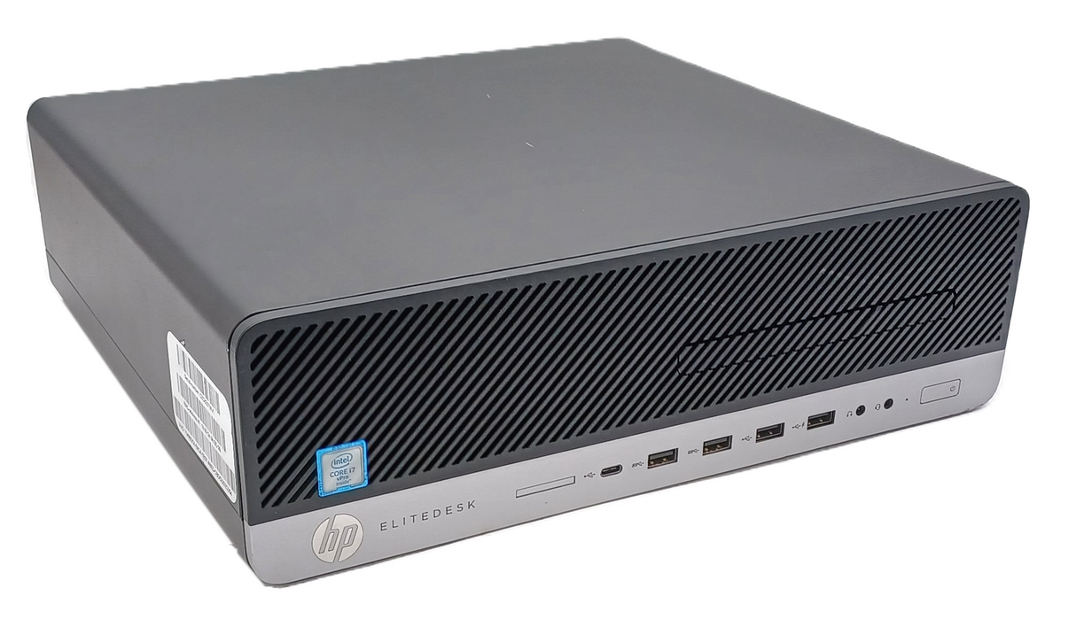 Ordinateur de bureau HP EliteDesk 800 G3 SFF, Core i7 6e génération, 8 Go de RAM, SSD de 128 Go