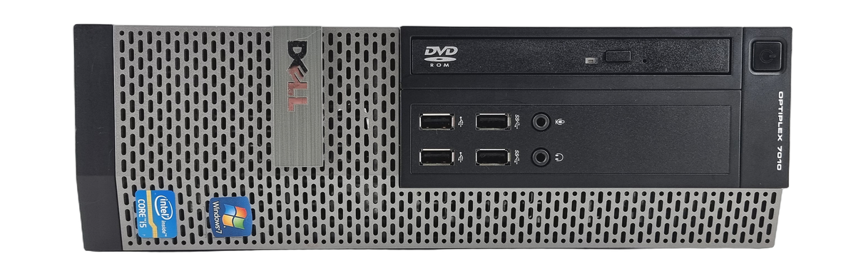 PC Dell OptiPlex 7010 SFF, Core i3 3ème génération, 8 Go de RAM, SSD 128 Go, Windows 10
