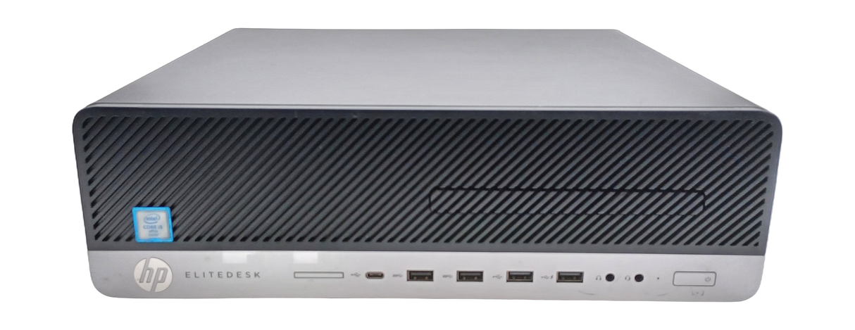 PC HP EliteDesk 800 G3 SFF, Intel Core i5 6e génération, 8 Go de RAM, SSD 128 Go