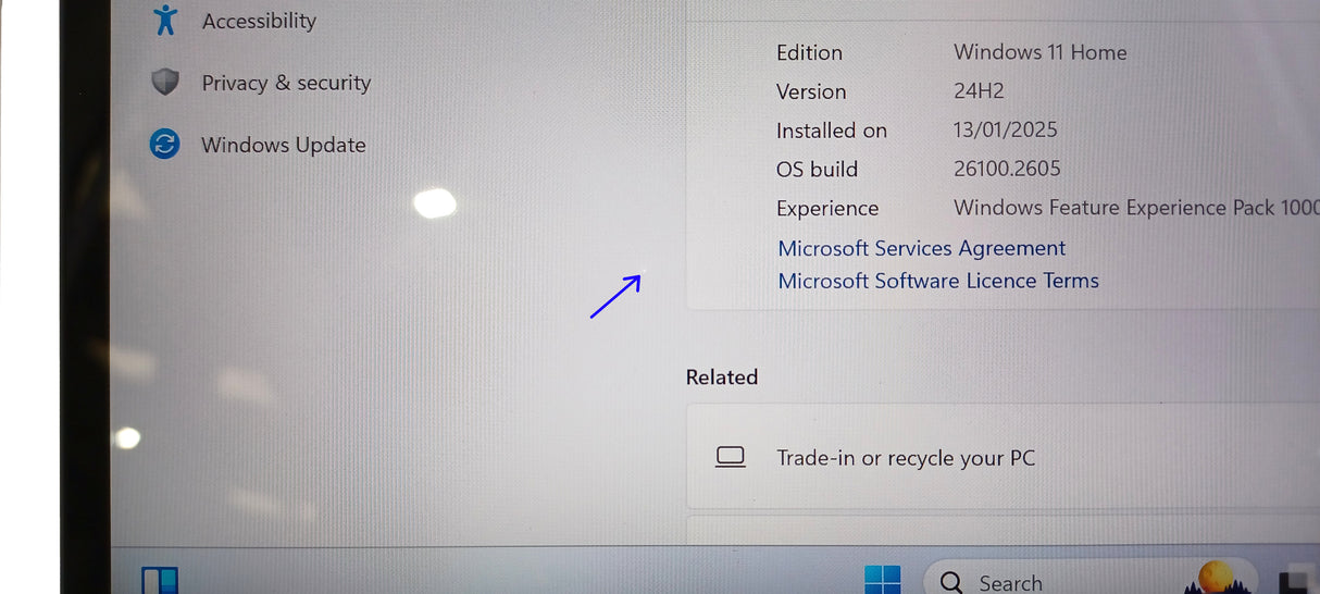Microsoft Surface Pro 8, 13" Core i7 11e génération, 16 Go de RAM, 256 Go de SSD