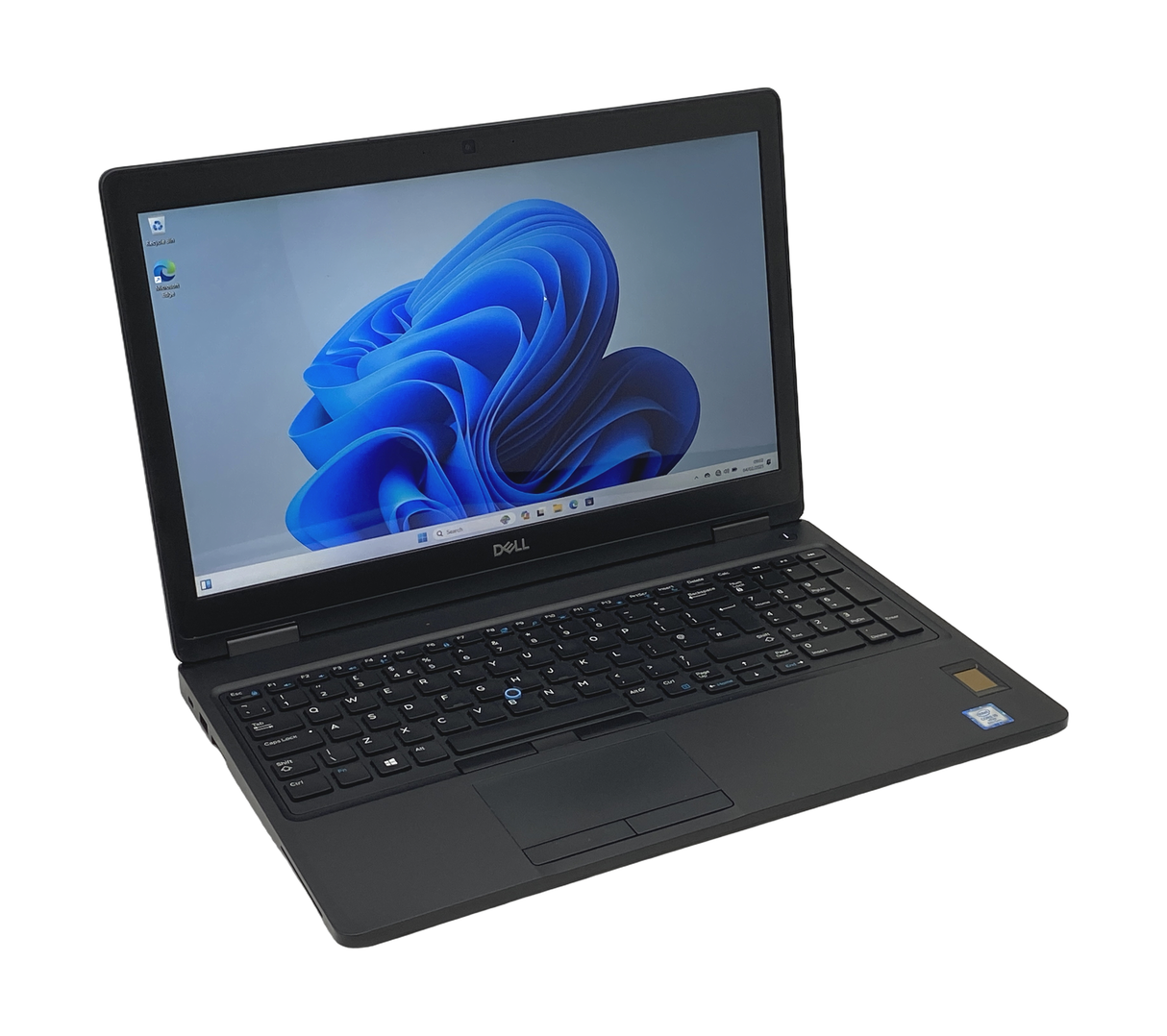 Dell Latitude 5590 laptop with a black color scheme, featuring a 15.5 inch display, Intel Core i5 processor, 8GB RAM, and a 256GB SSD.