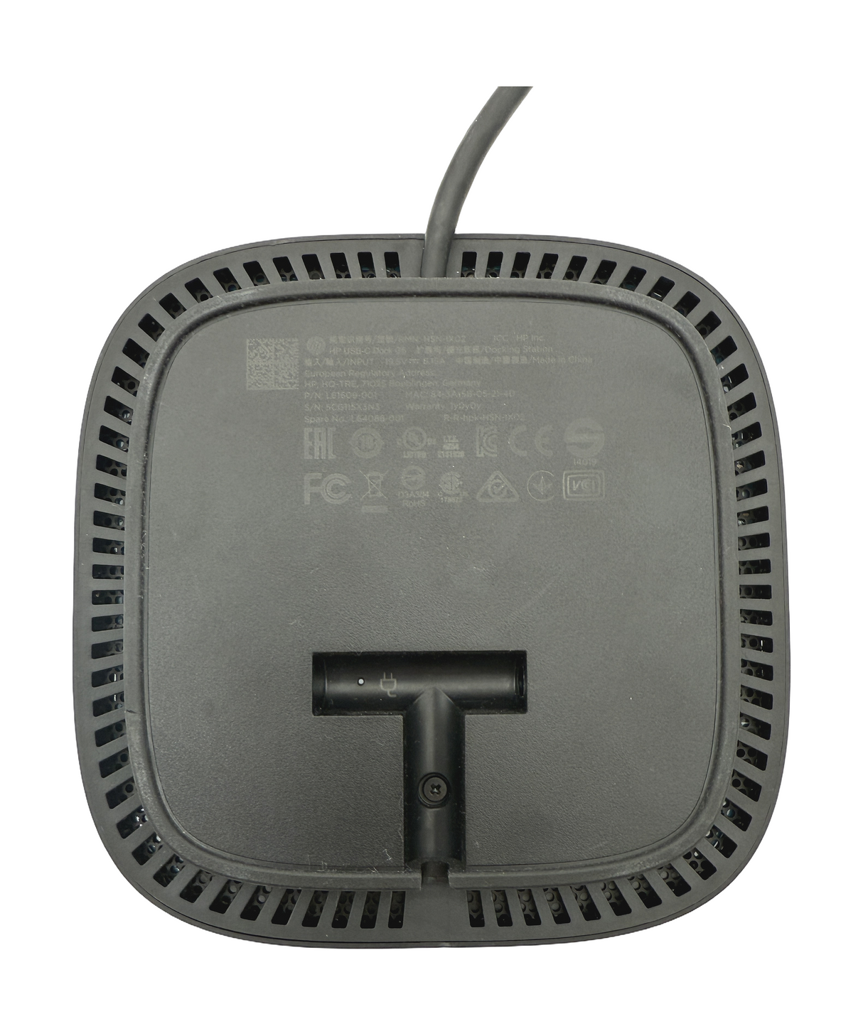 HP USB-C Dock G5, Laptop Docking Station, USB 3.1, DisplayPort, HDMI, With PSU