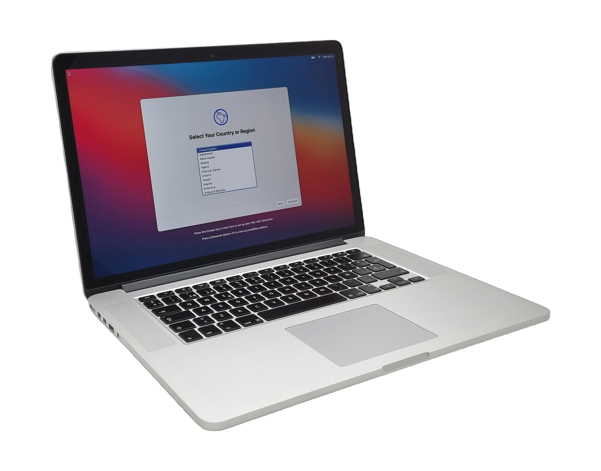 Apple MacBook Pro 2014 portable 15" Core i7 4ème génération 16 Go RAM 256 Go SSD, clavier espagnol