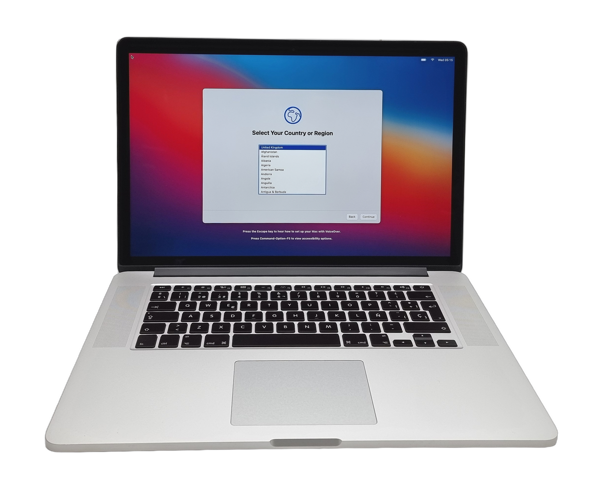 Apple MacBook Pro 2014 portable 15" Core i7 4ème génération 16 Go RAM 256 Go SSD, clavier espagnol