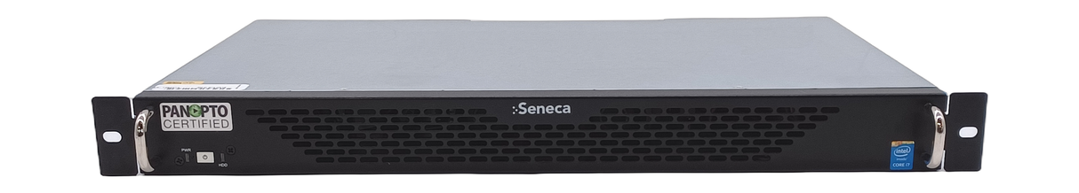 Seneca Panopto Certified PC, Intel i7 4e génération, 8 Go de RAM, 128 Go SSD, montage en rack 1U
