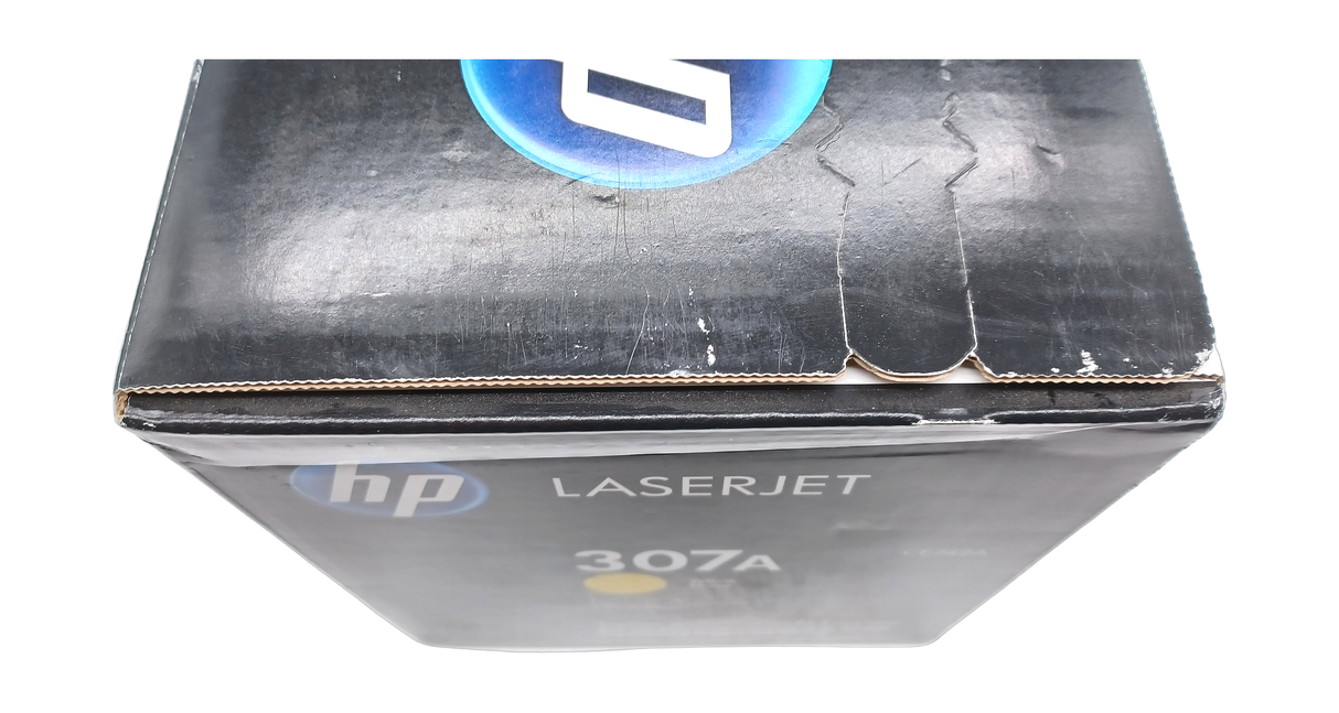 Genuine HP CE742A Yellow Laser Toner Cartridge 307A, Departures Livery