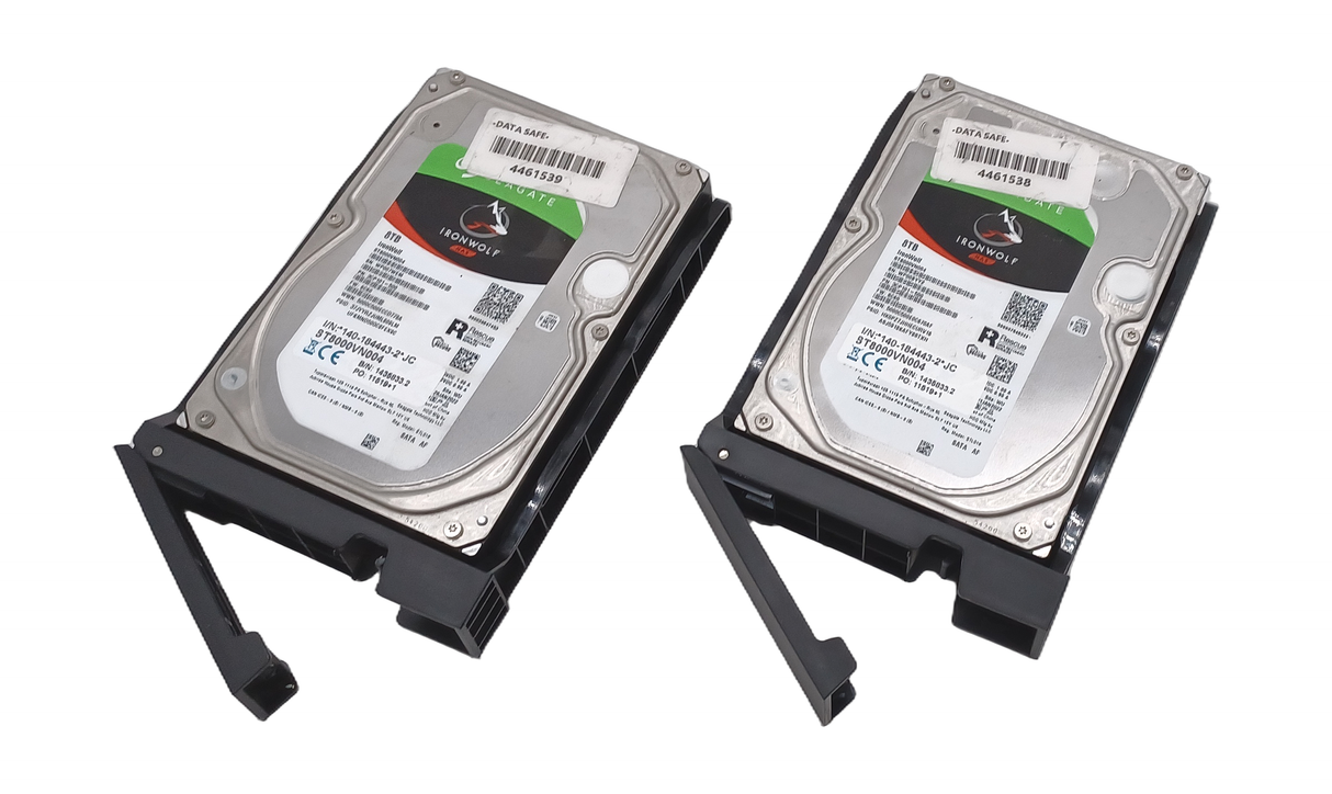 QNAP TS-251+ 2-Bay Desktop NAS: 8GB RAM, 2x 8TB Hard Drives, Updated Firmware