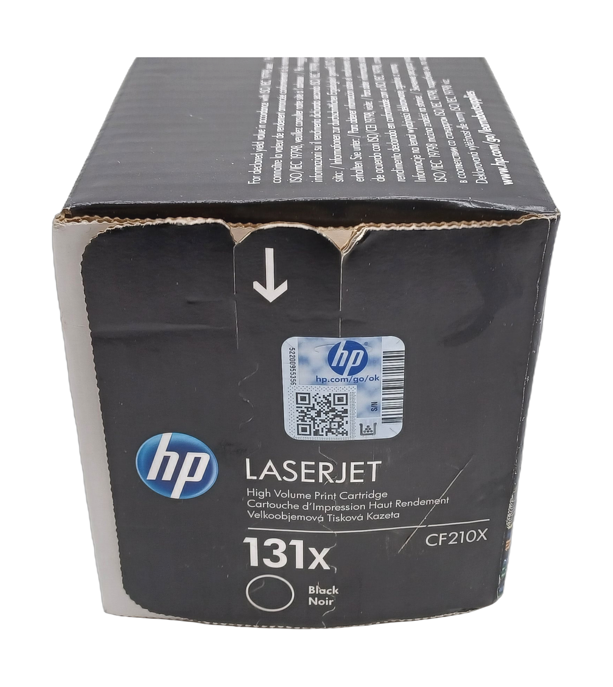 Cartouche de toner laser HP authentique CF210X grand volume 131A, livrée dans sa boîte d'origine