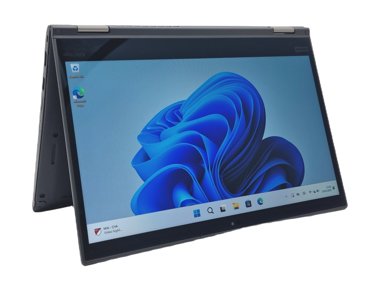 Ordinateur portable Lenovo ThinkPad X390 Yoga, 13,3" i5 8ème génération, 8 Go RAM, 256 Go SSD