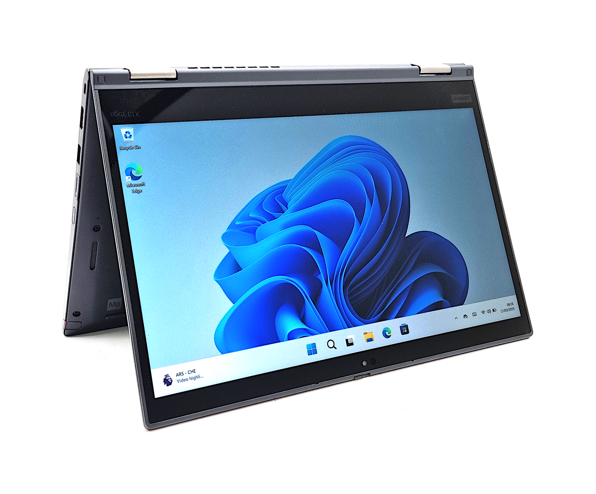 Lenovo ThinkPad X13 Yoga Laptop, 13.3" i5 10th Gen, 8GB RAM, 256GB SSD, Win 11