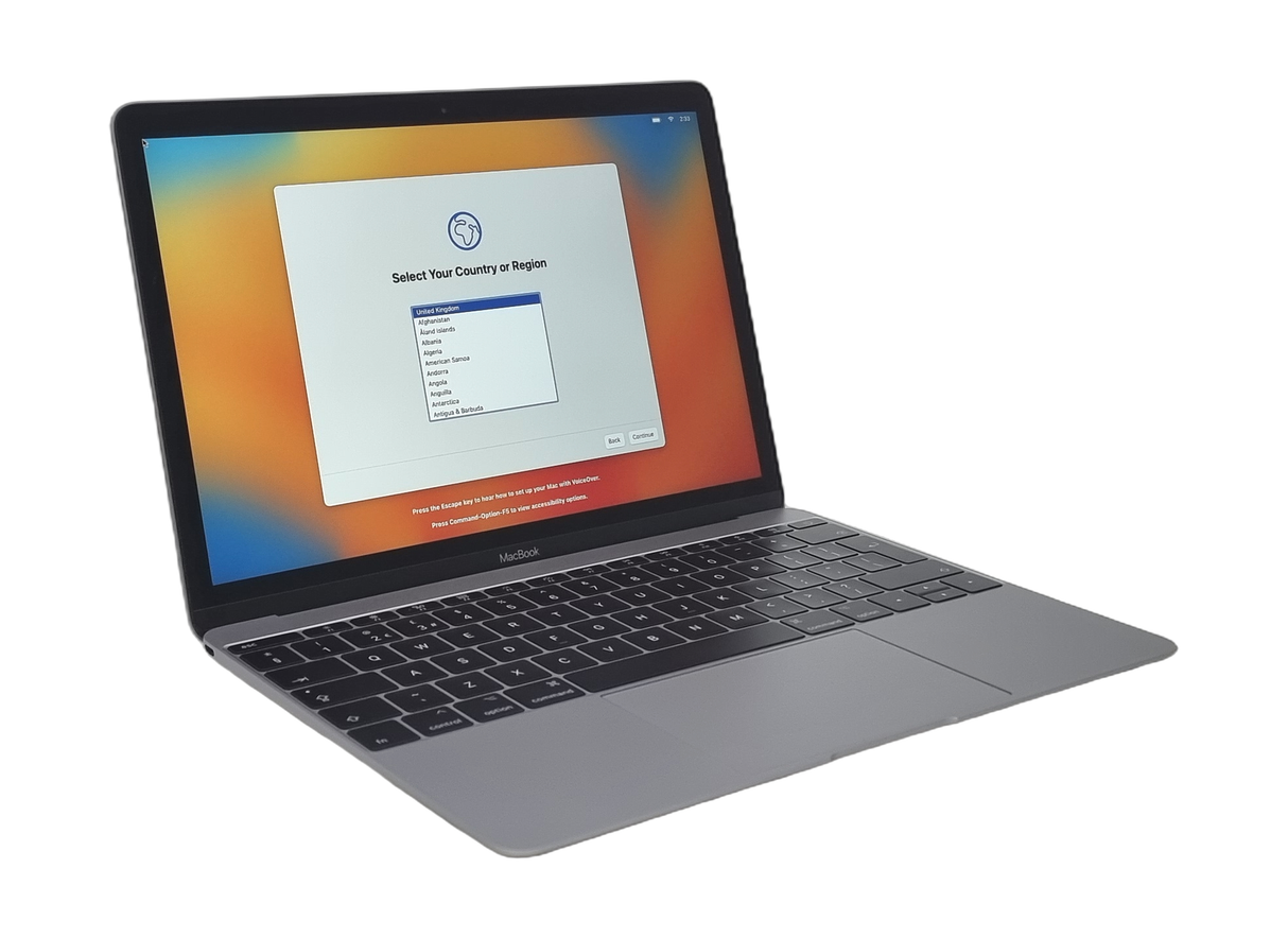 Ordinateur portable Apple MacBook 2017, 12" Core m3 7ème génération, 8 Go de RAM, 256 Go SSD, Ventura