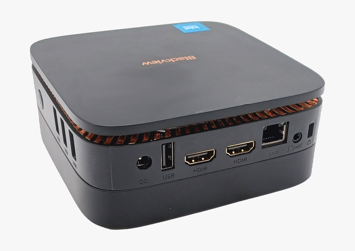Blackview MP60 Nano-PC : Processeur Intel N95 12e génération, 16 Go de RAM, 256 Go de SSD, Windows 11