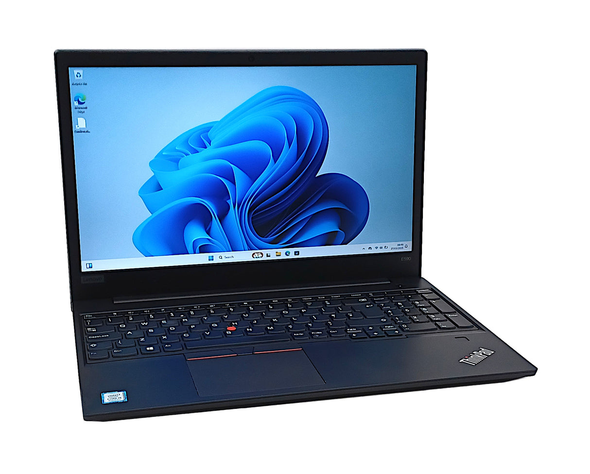 Lenovo ThinkPad E590 Laptop, 15.6" i5 8th Gen, 8GB RAM, 256GB SSD, Windows 11 (Grade C)