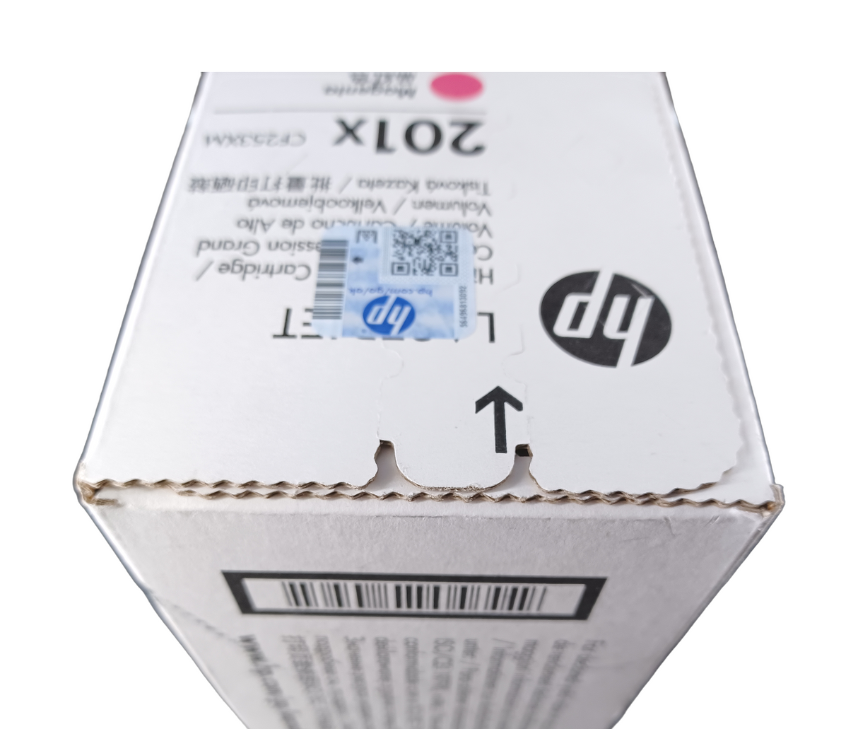 Genuine HP CF403X Magenta High-Yield Toner Cartridge 201X, Plain Box