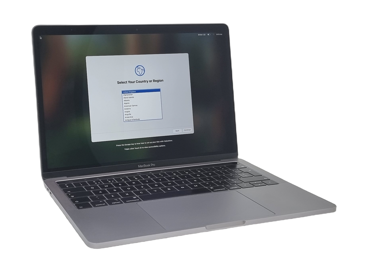 Apple MacBook Pro 2019 Laptop, 13" Core i5 8th Gen, 16GB RAM, 512GB SSD, Sequoia