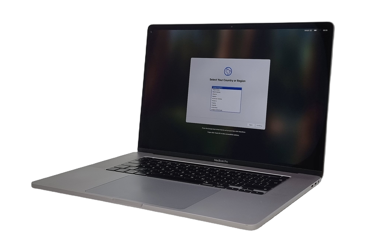 Ordinateur portable Apple MacBook Pro 2019, 16" Core i7 9ème génération, 16 Go de RAM, 512 Go SSD, Sequoia