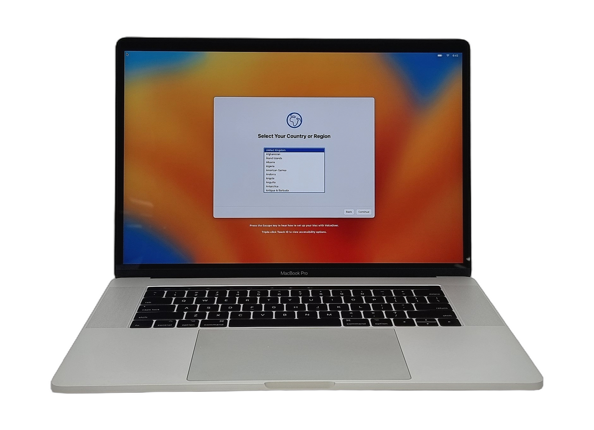 Apple MacBook Pro 2017 Portable 15" Core i7 7e Gén 16 Go RAM 512 Go SSD Anglais US