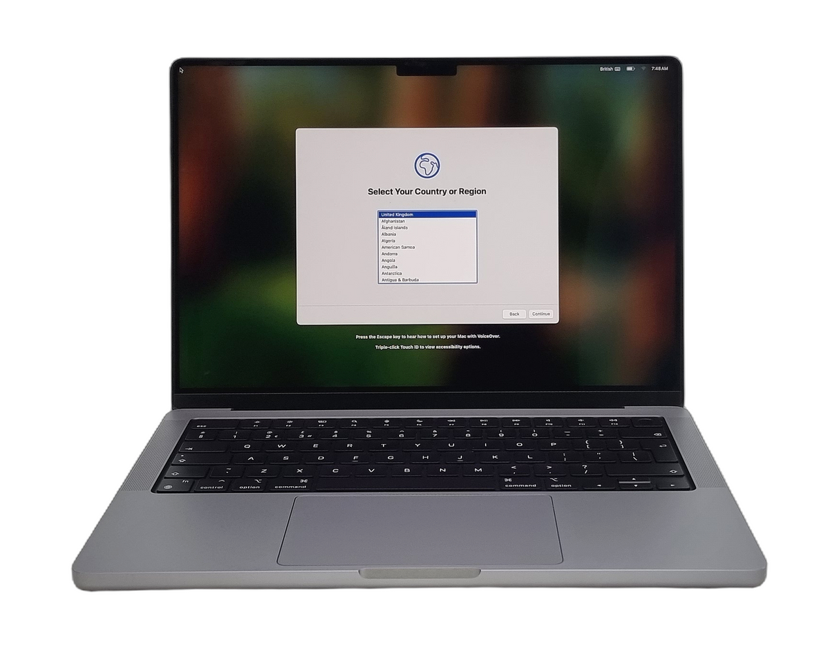 Apple MacBook Pro 2021 Laptop 14" Apple M1 Pro, 16GB RAM, 512GB SSD, Sequoia