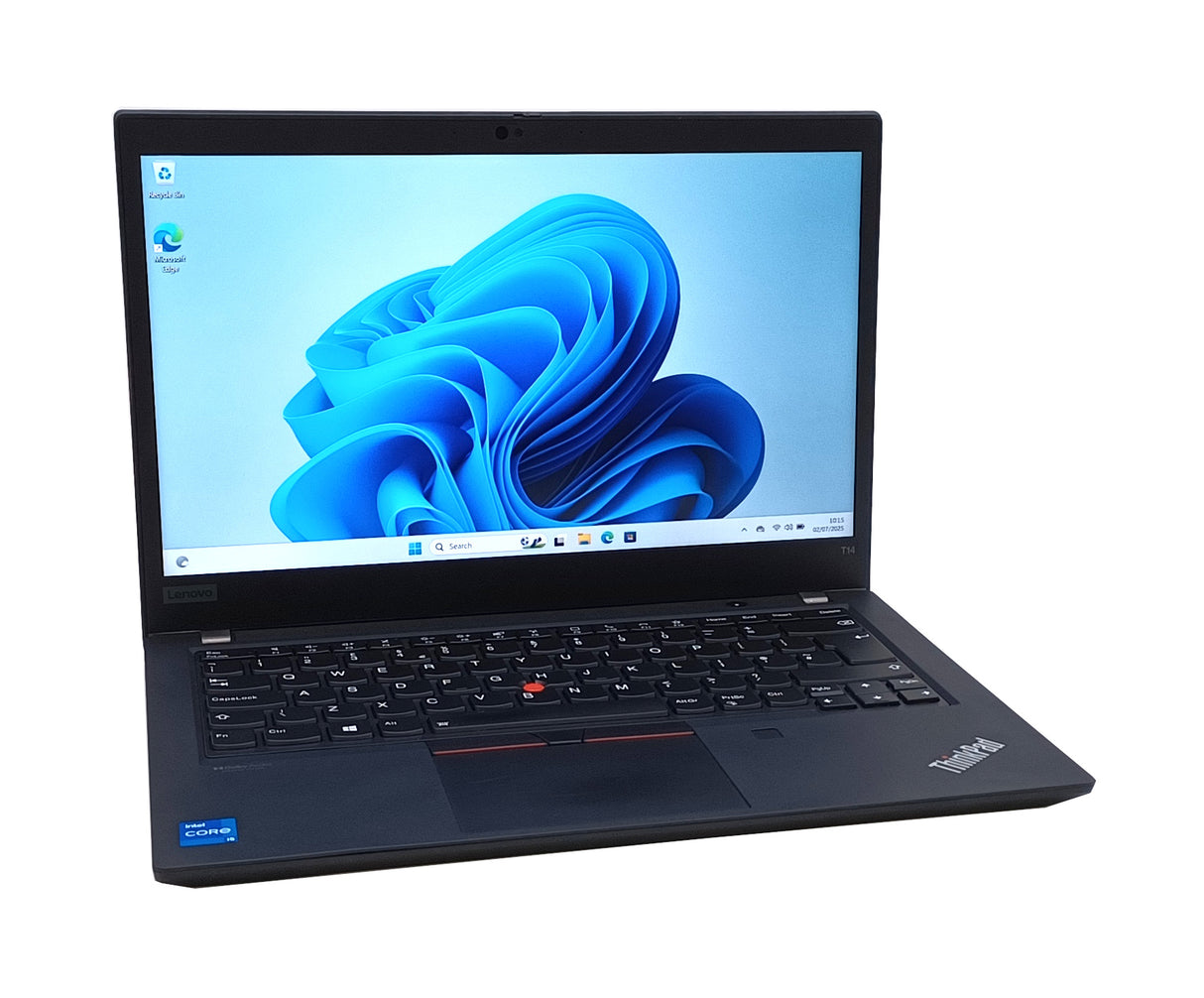 Ordinateur portable Lenovo ThinkPad T14 Gen 2, 14" i5 11e génération, 8 Go RAM, 256 Go SSD, Win 11