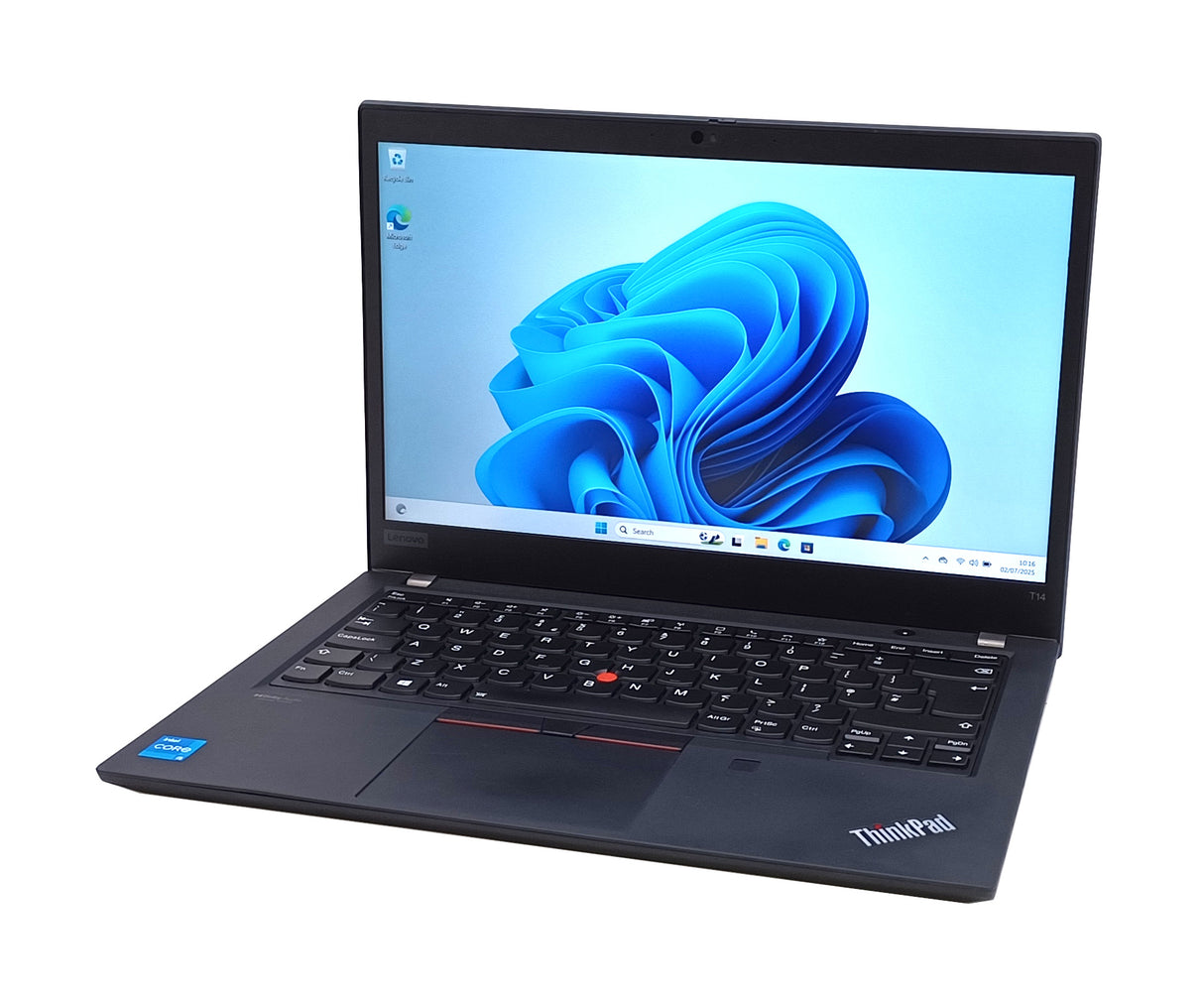 Ordinateur portable Lenovo ThinkPad T14 Gen 2, 14" i5 11e génération, 8 Go RAM, 256 Go SSD, Win 11