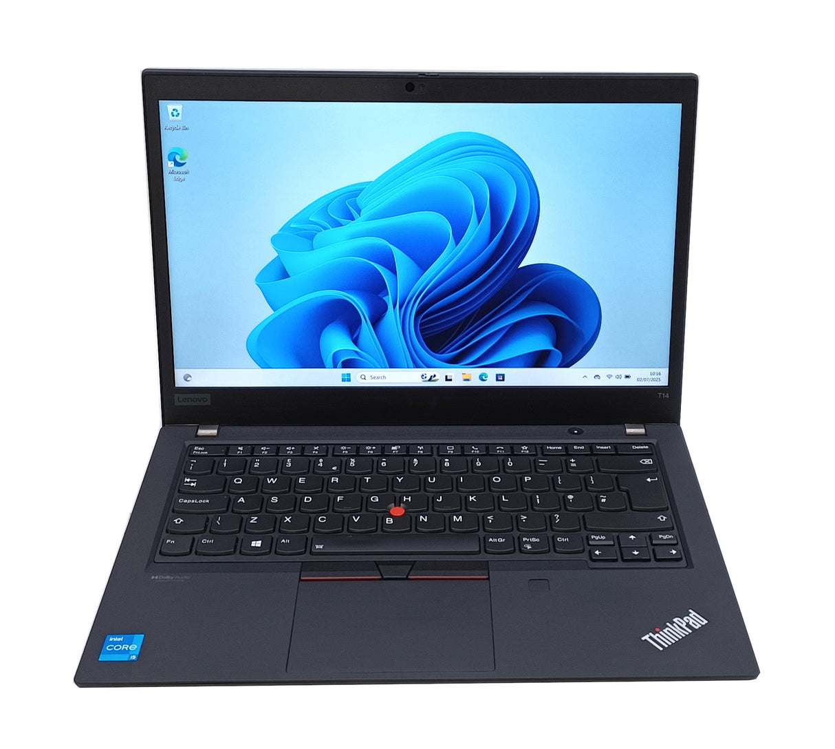 Ordinateur portable Lenovo ThinkPad T14 Gen 2, 14" i5 11e génération, 8 Go RAM, 256 Go SSD, Win 11