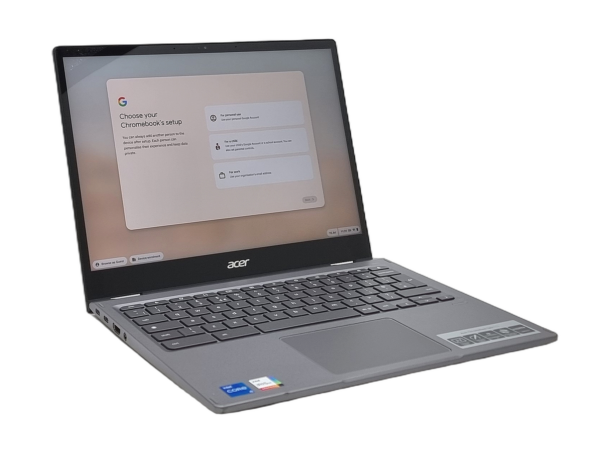 Ordinateur portable convertible Acer Chromebook Spin 713, écran 13" Core i5 11e génération, 8 Go de RAM, SSD 256 Go