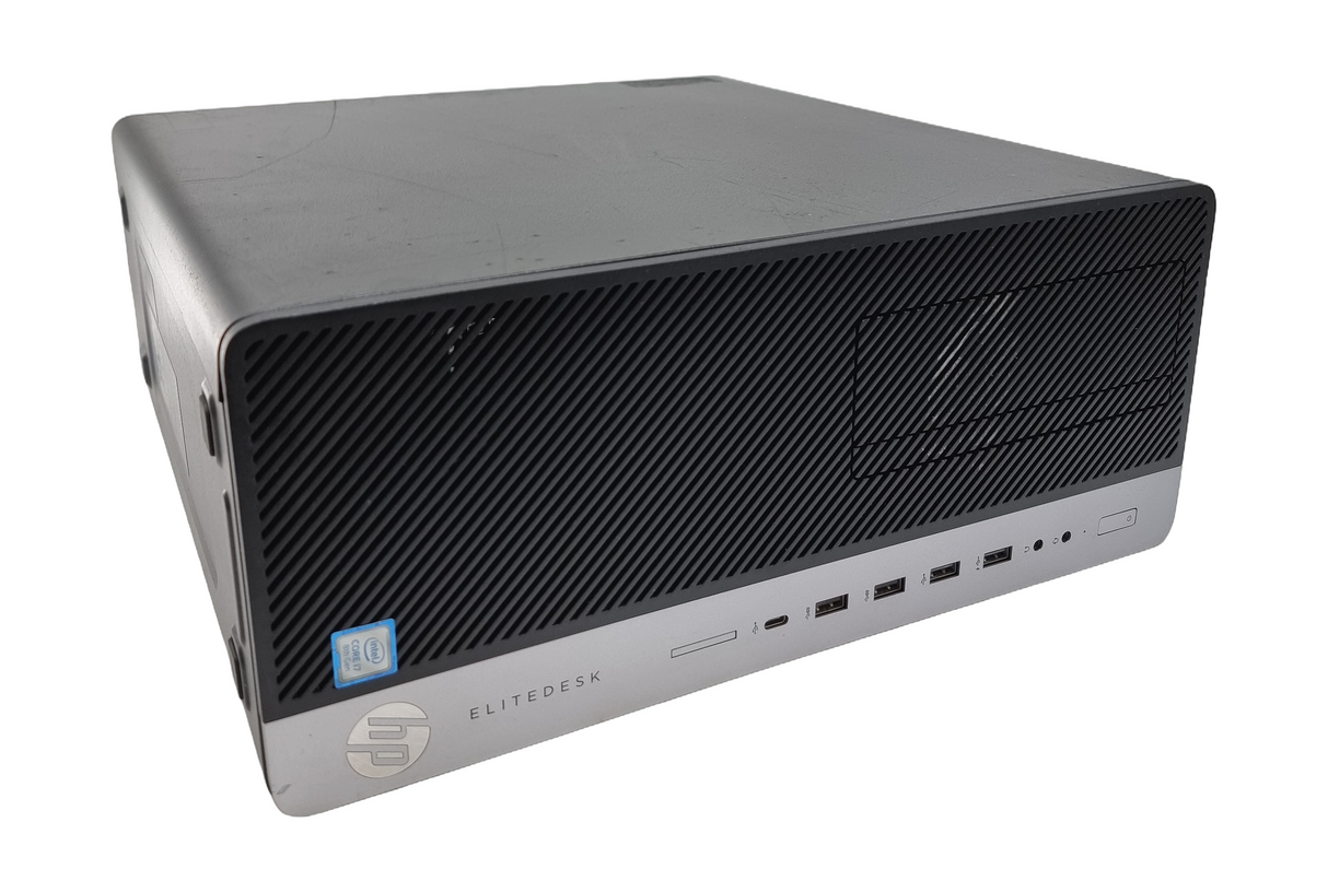 HP EliteDesk 800 G4 Tower PC, Core i7 8th Gen, 8GB RAM, 256GB SSD, Windows 11