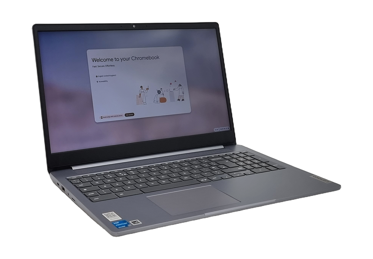 Lenovo IdeaPad 3 Chromebook, 15" Pentium Silver N6000, 4 Go RAM, 128 Go eMMC