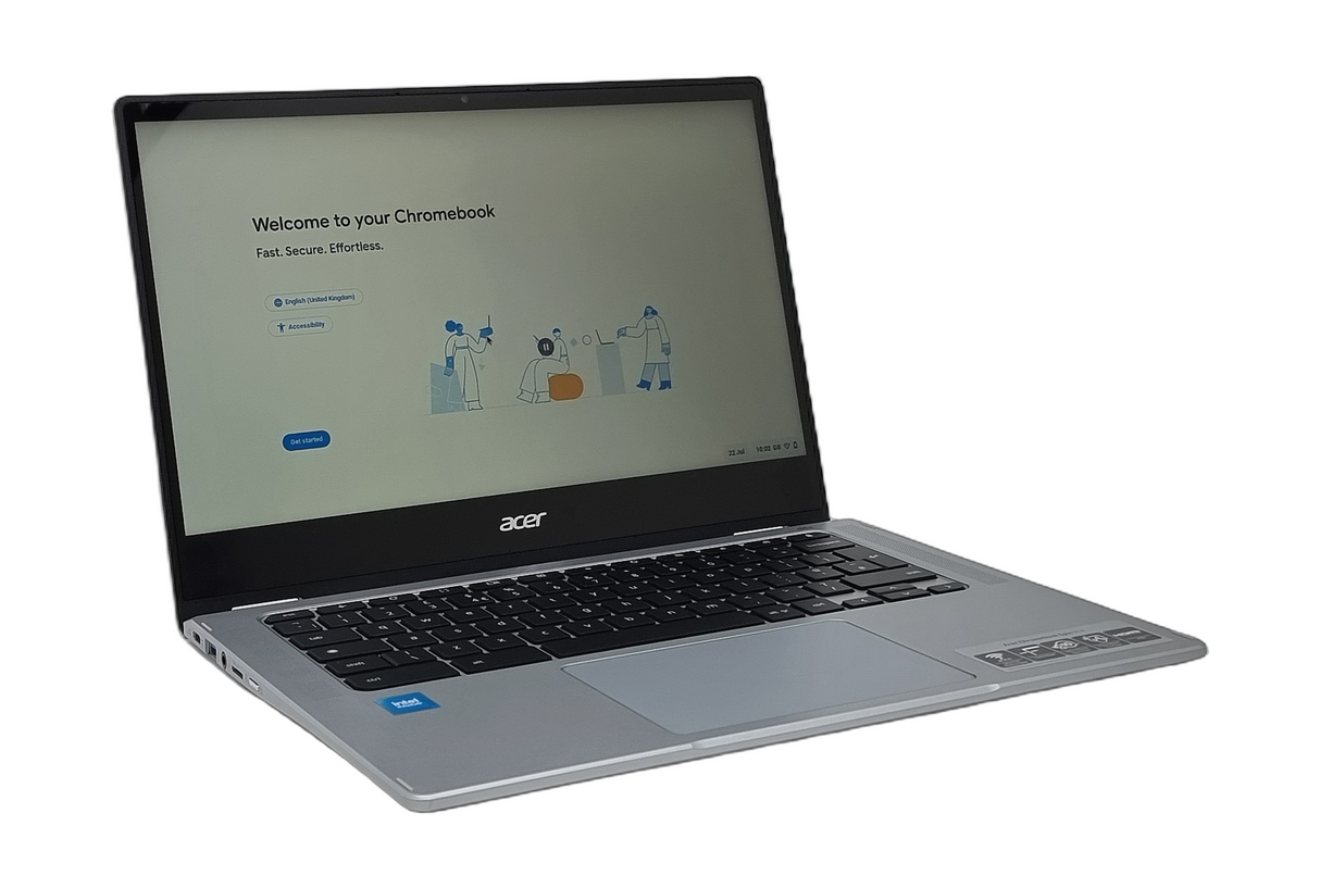 Acer Chromebook Spin 314 2-en-1, 14" Intel Celeron N4500, 4 Go de RAM, 64 Go eMMC
