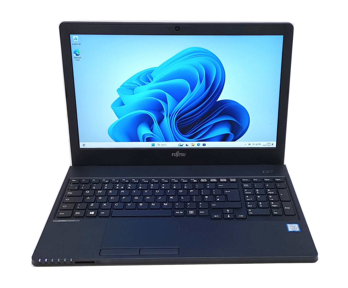 Fujitsu LifeBook A359 Laptop, 15.6" Core i5 8th Gen, 8GB RAM, 256GB SSD, Windows 11 (Grade C)