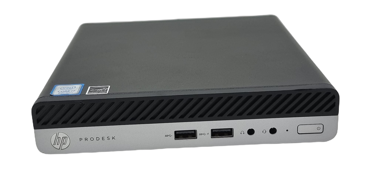 HP ProDesk 400 G4 Micro PC, Core i7 8th Gen, 8GB RAM, 256GB SSD, Windows 11