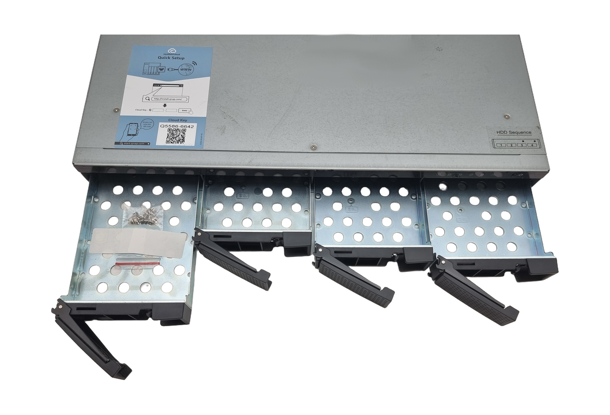 QNAP TS-453BU-RP 4-Bay 1U Rackmount NAS: 8GB RAM, Updated Firmware