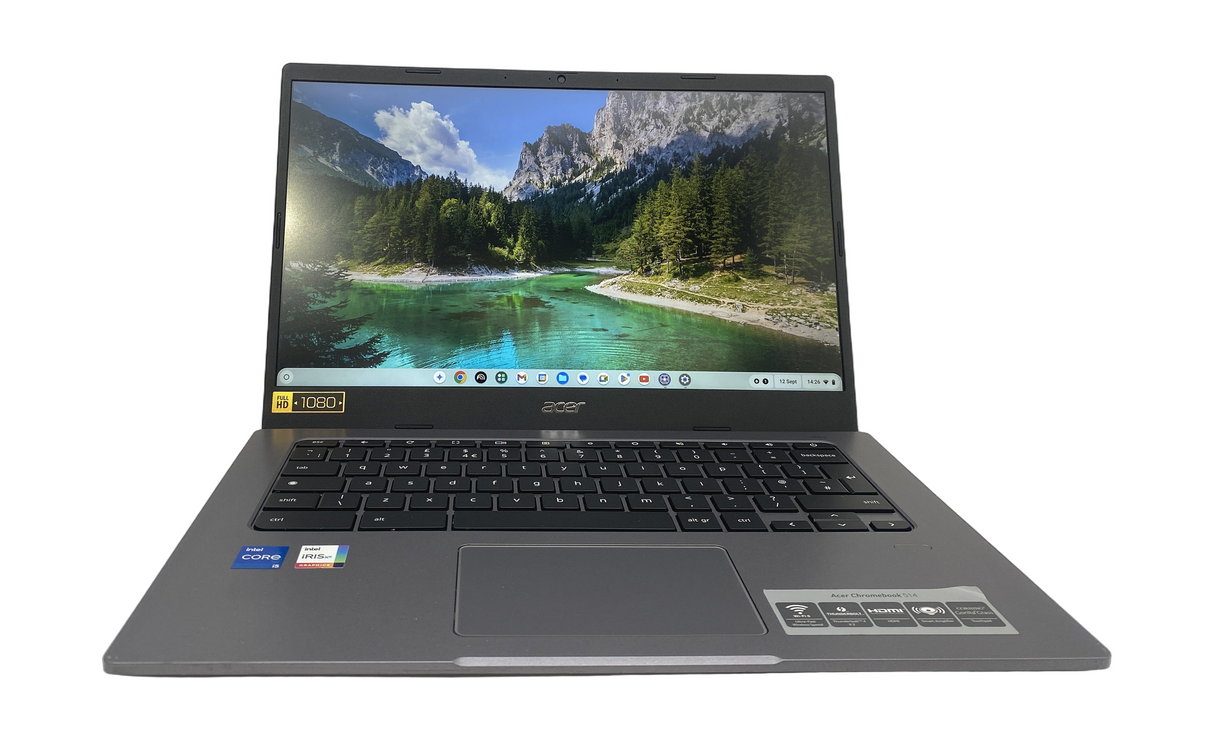 Acer Chromebook CB514-1W, 14" Core i5 11e gén., 8 Go RAM, 256 Go SSD, ChromeOS