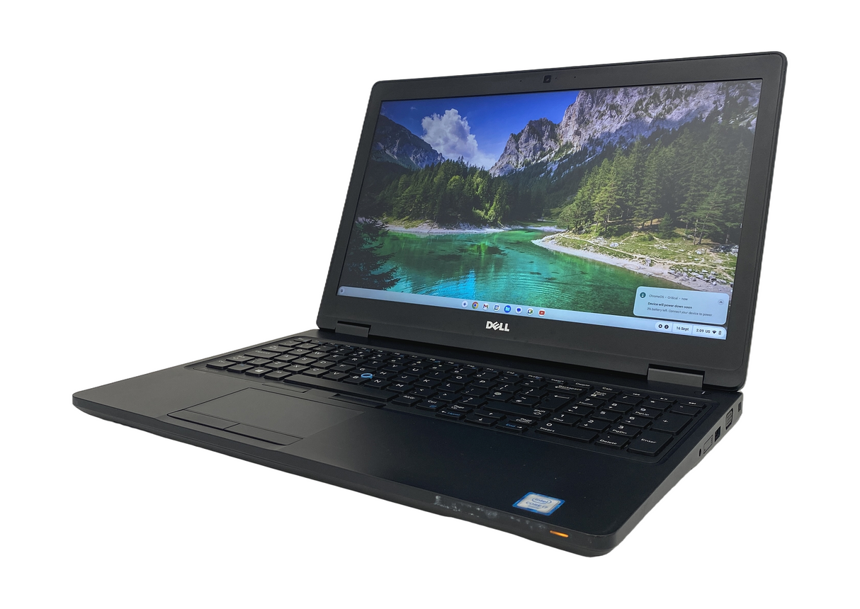 Ordinateur portable Dell Precision 3520, 15,6 pouces, i7 6e génération, 8 Go de RAM, 128 Go SSD, ChromeOS