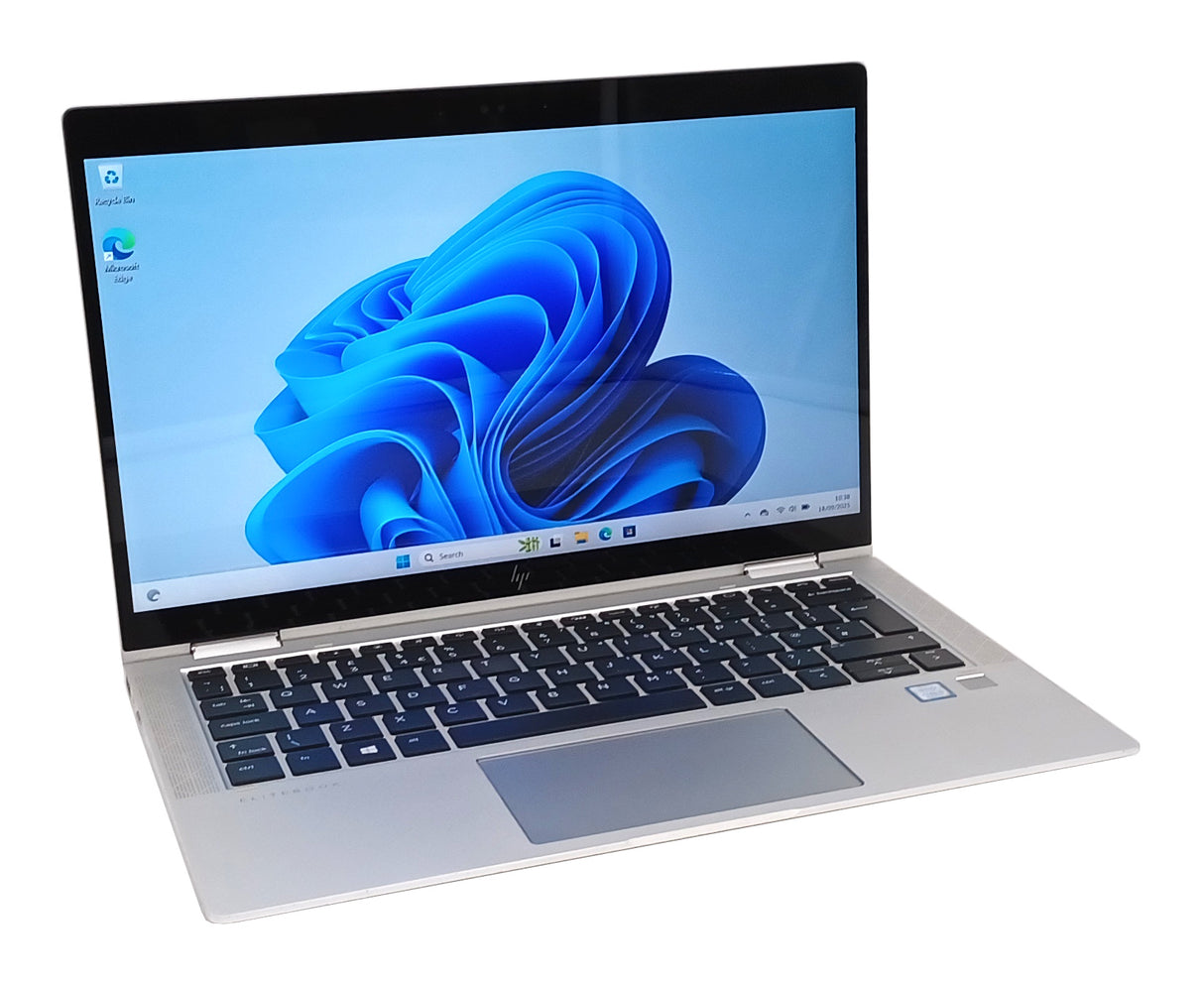 HP Elitebook X360 1030 G3, 13" Core i5 8e génération, 8 Go de RAM, SSD 256 Go, Windows 11