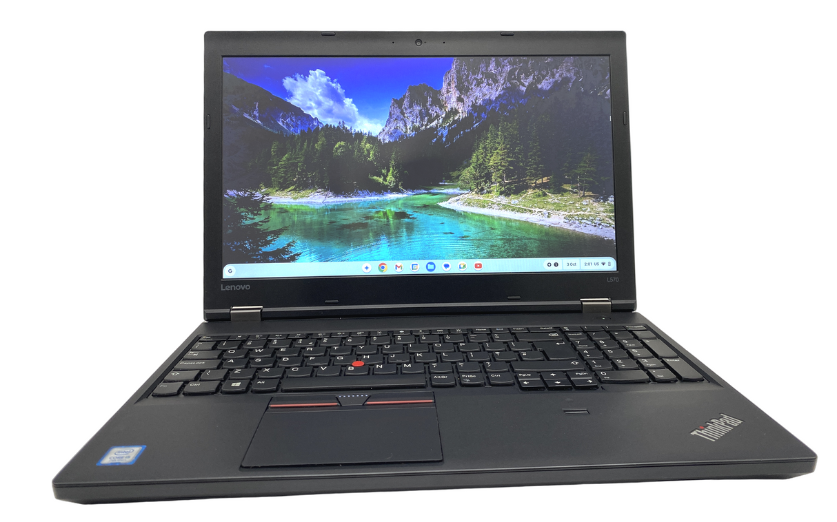 Lenovo ThinkPad L570 Laptop, 15.6" i5 7th Gen, 8GB RAM, 128GB SSD, Chrome OS